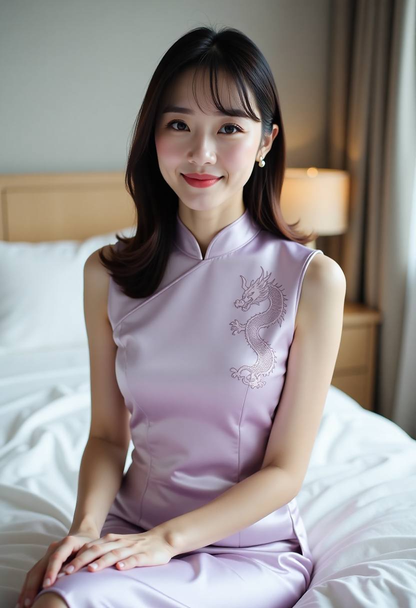 电影中女性角色在雨夜街道独自行走